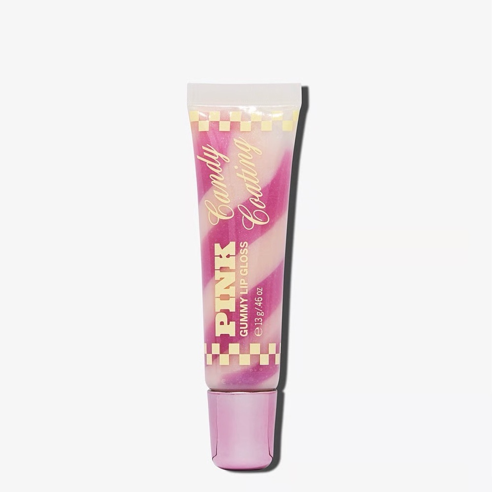 PINK Victoria Secrets Gummy Lip Gloss Pink Candy Coating - Limited Edition